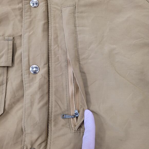 Vintage Woolrich Barn Chore Jacket Women M 21x26 Hooded Fleece Lined - Picture 11 of 16